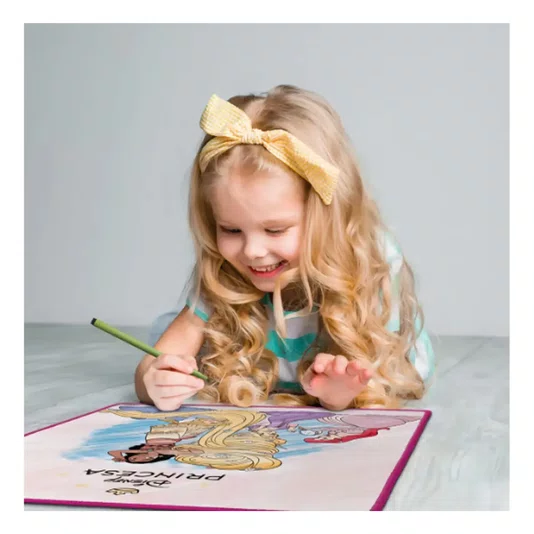 Tapete Mágico Para Colorir Disney Princesa Multilaser