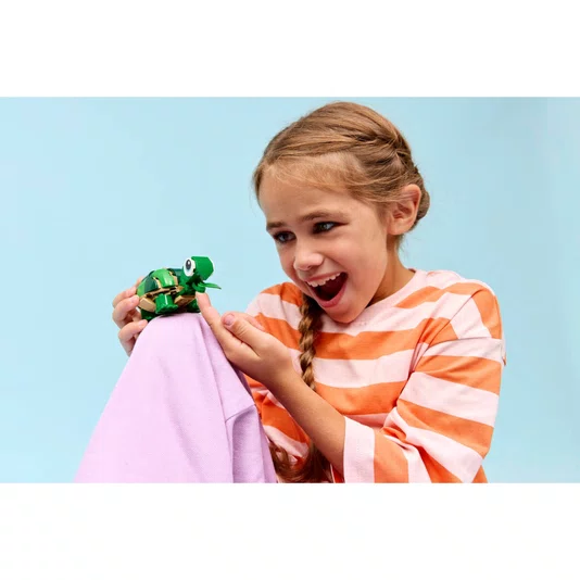 Tartaruga Com Uma Flor Lírio De Água Lego Creator 3 em 1