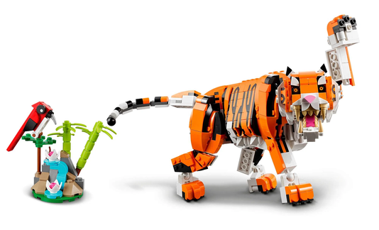 Tigre Majestoso Lego Creator 3 em 1