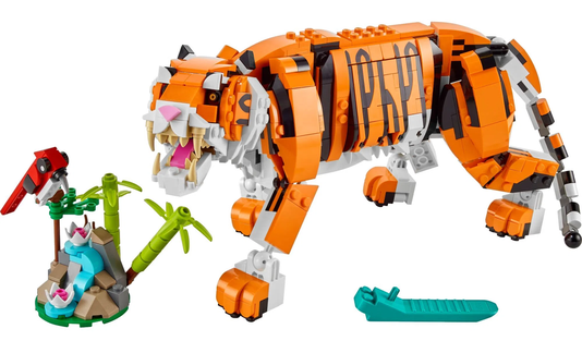 Tigre Majestoso Lego Creator 3 em 1
