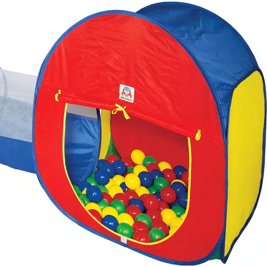 Toca 3 em 1 Ball 80 Bolinhas Braskit