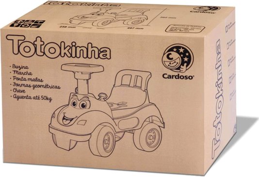 Totokinha Azul Primeiros Passos Cardoso Toys