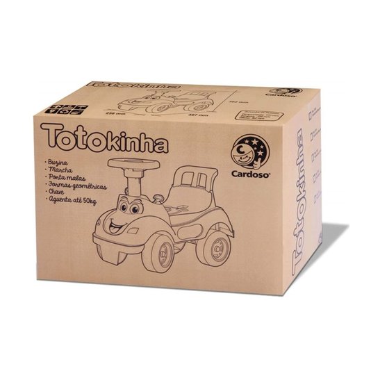 Totokinha Rosa Primeiros Passos Cardoso Toys
