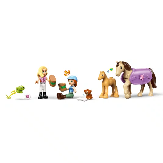 Trailer Com Égua E Potro Lego Friends