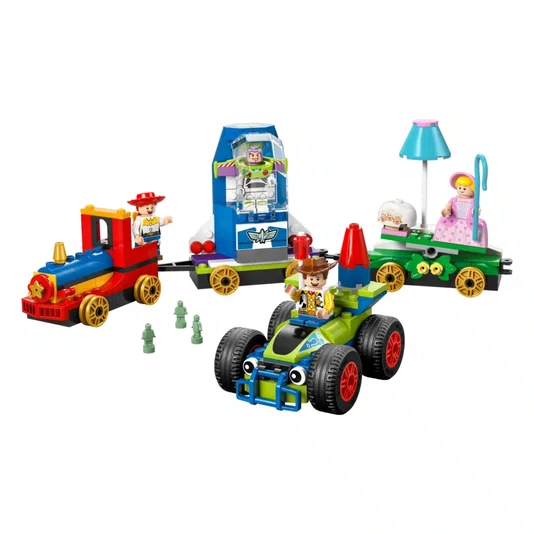 Trem de Celebração e Carro RC Toy Story Lego Disney 