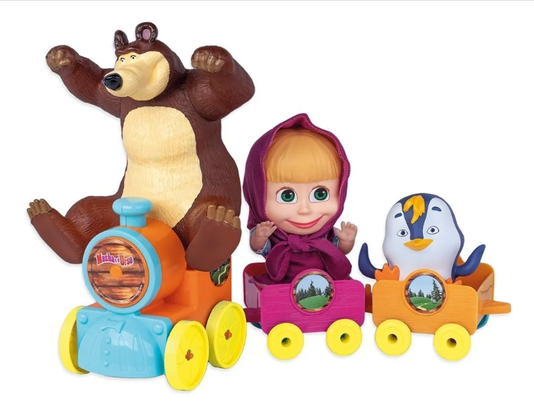 Trenzinho Masha e o Urso Cotiplás