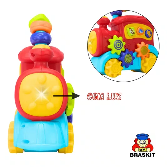 Trenzinho Musical Play Braskit 