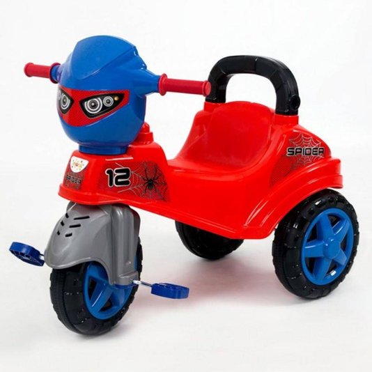 Triciclo Baby City Spider Pedal Menino Maral