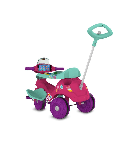 Triciclo Velobaby G2 Passeio & Pedal Rosa Bandeirante