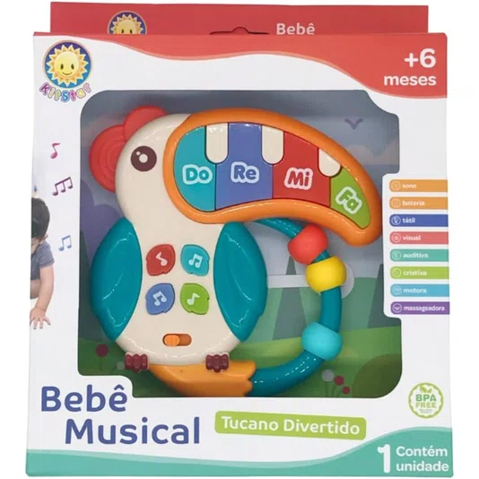 Tucano Divertido Bebê Musical Kitstar
