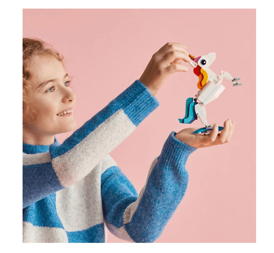 Unicórnio Mágico Lego Creator 3 em 1