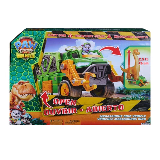 Veículo com Megasaurus Patrulha Canina The Dino Movie Sunny