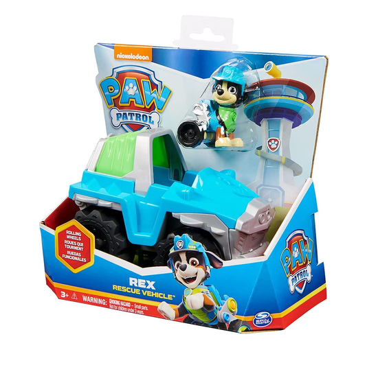 Boneco Rex e Veículo Patrulha Canina Sunny