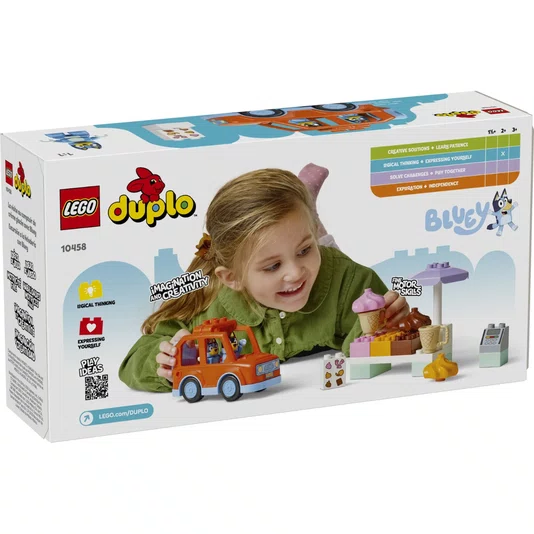 Viagem do Sorvete com Bluey Lego Duplo