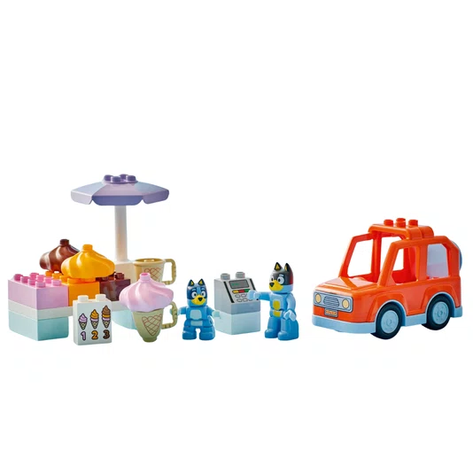 Viagem do Sorvete com Bluey Lego Duplo