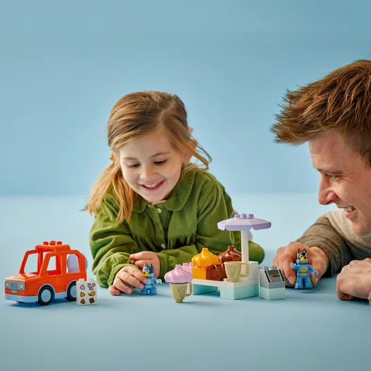 Viagem do Sorvete com Bluey Lego Duplo