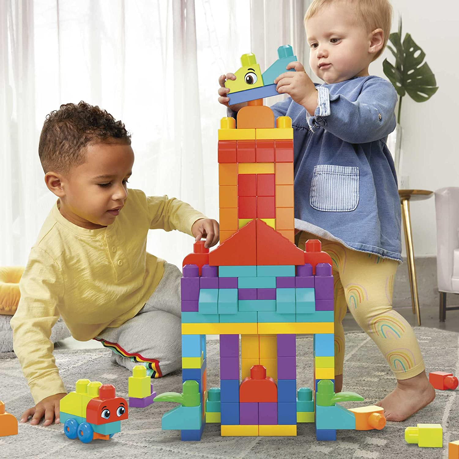 Mega Bloks Sacola com 150 Peças Fisher-Price Mattel - Fátima Criança