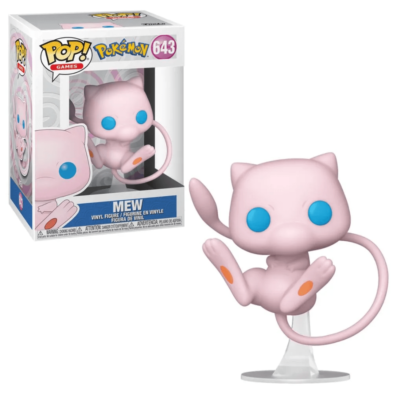 Mew Pokémon 643 Funko POP! Games Candide Mew Pokémon 643 Funko POP! Games Candide