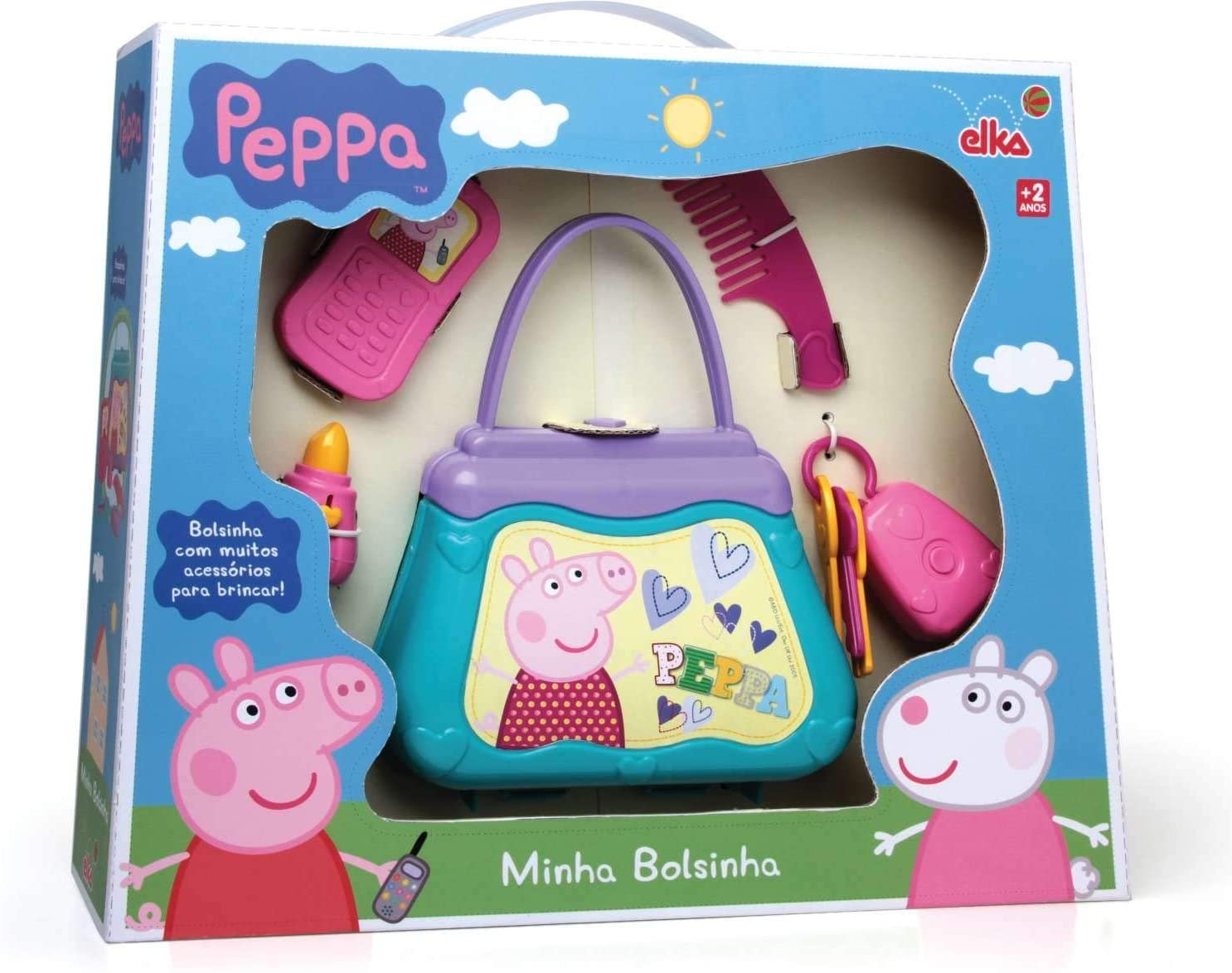 Playset Maleta Peppa Pig - Casa da Peppa - Sunny com o Melhor