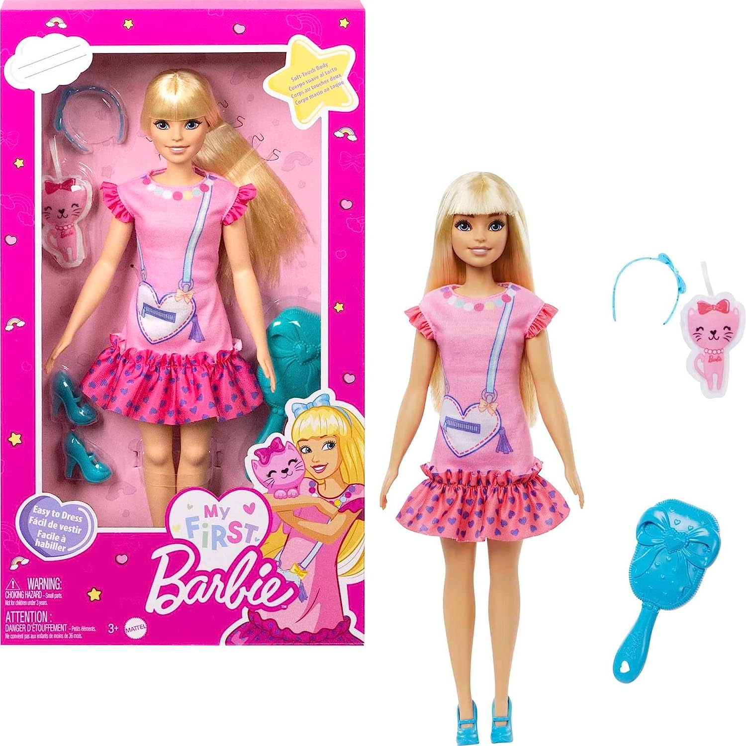 Roupa Barbie Blusa Rosa Saia Tie-Dye Mattel - Fátima Criança