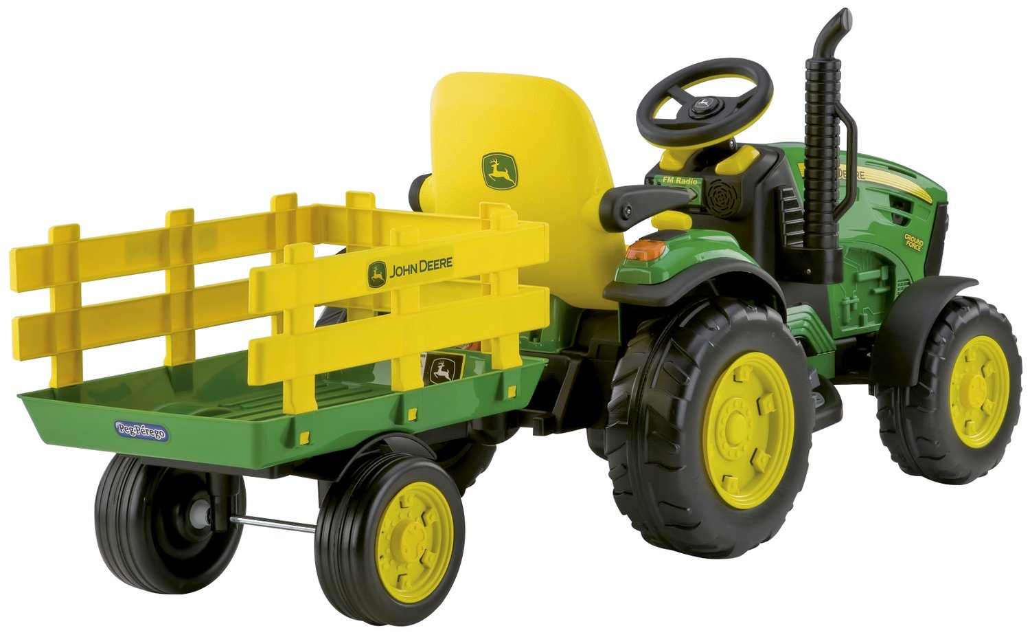 Mini Trator Elétrico Infantil John Deere Ground Force 12V PegPerego -  Fátima Criança