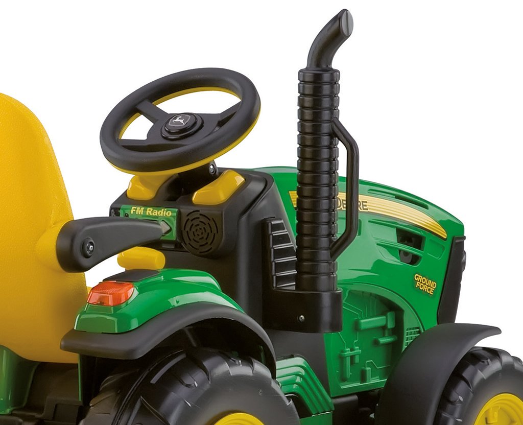 Mini Trator Elétrico Infantil John Deere Ground Force 12V PegPerego -  Fátima Criança