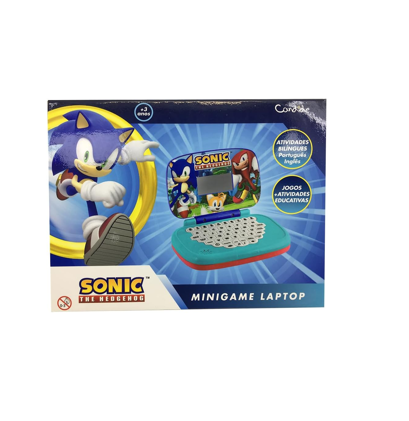 Mini Bonecos Colecionáveis Sonic 2,5Pol. TheHedgehog Candide - Ri