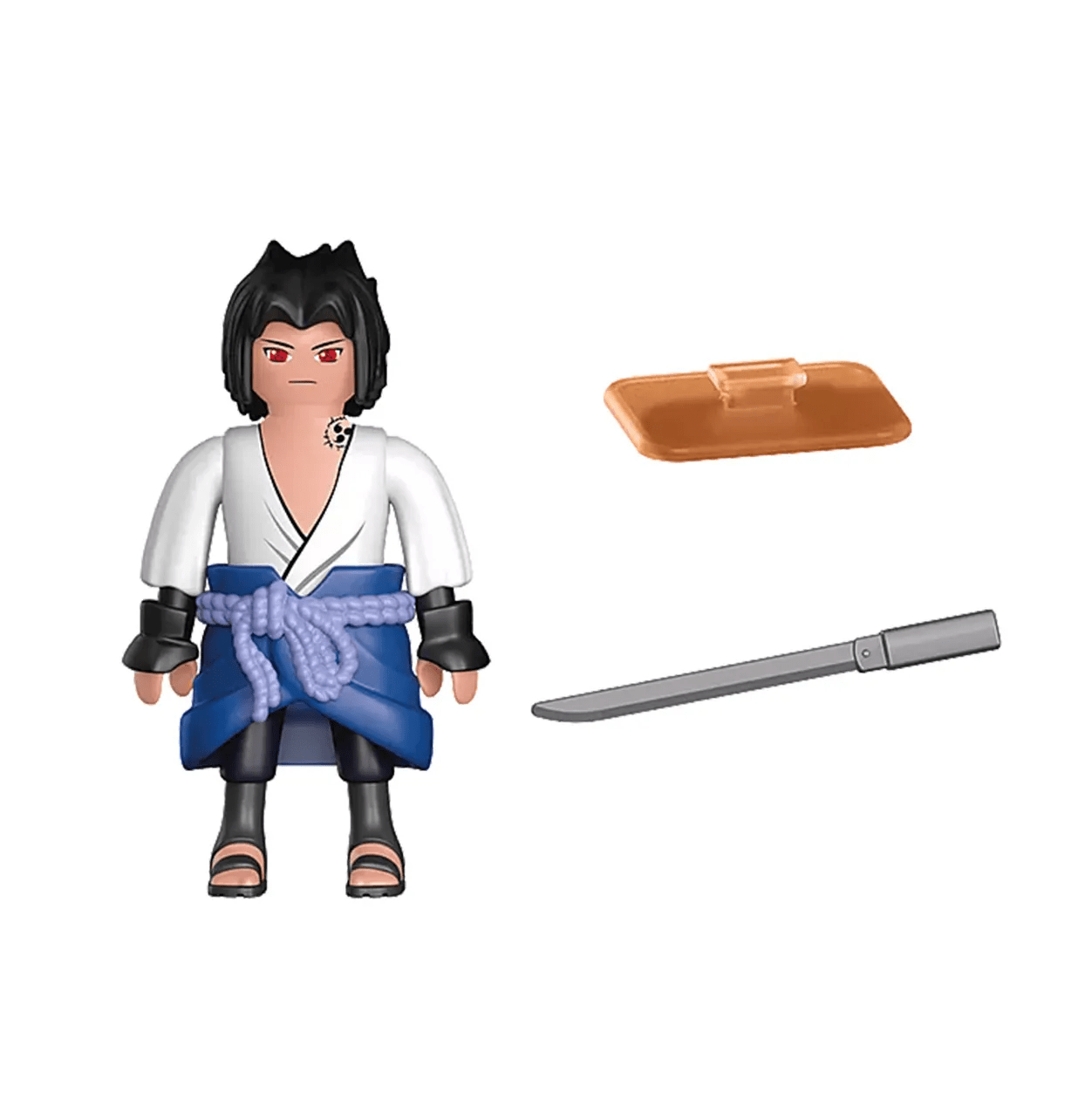 Boneco Sasuke Uchiha Criança Anime Naruto Blocos De Montar