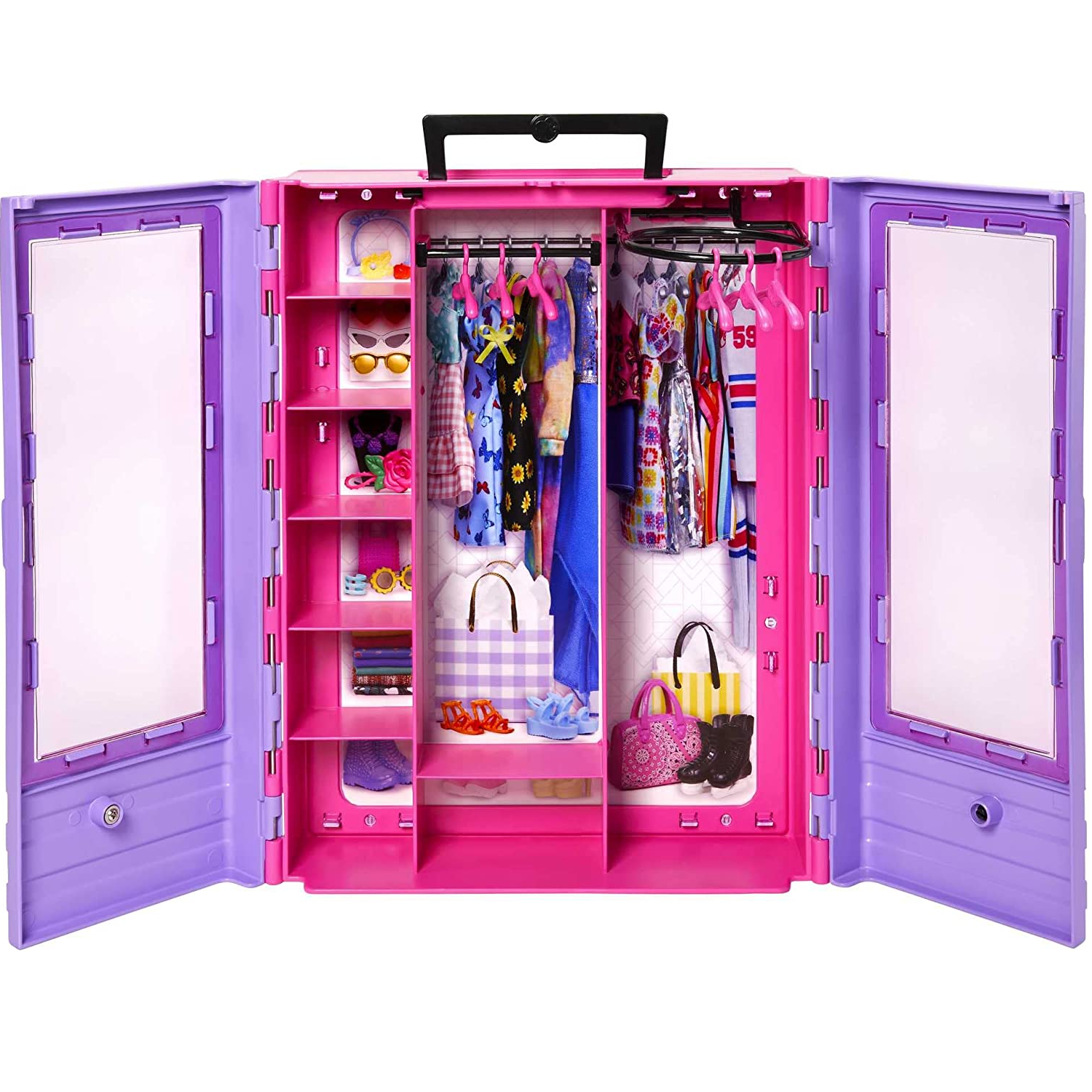 Playset com Boneca e Acessórios – Barbie Dream Closet – Novo