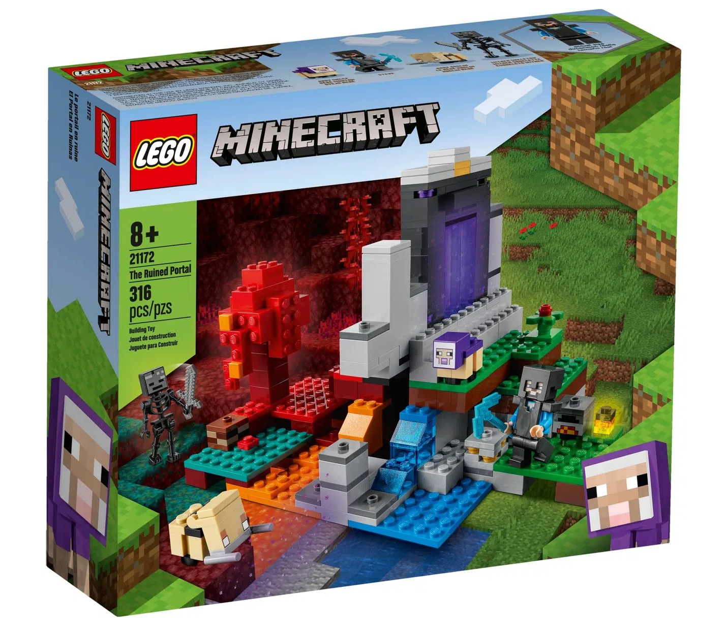 Lego Minecraft Os Picos Gelados