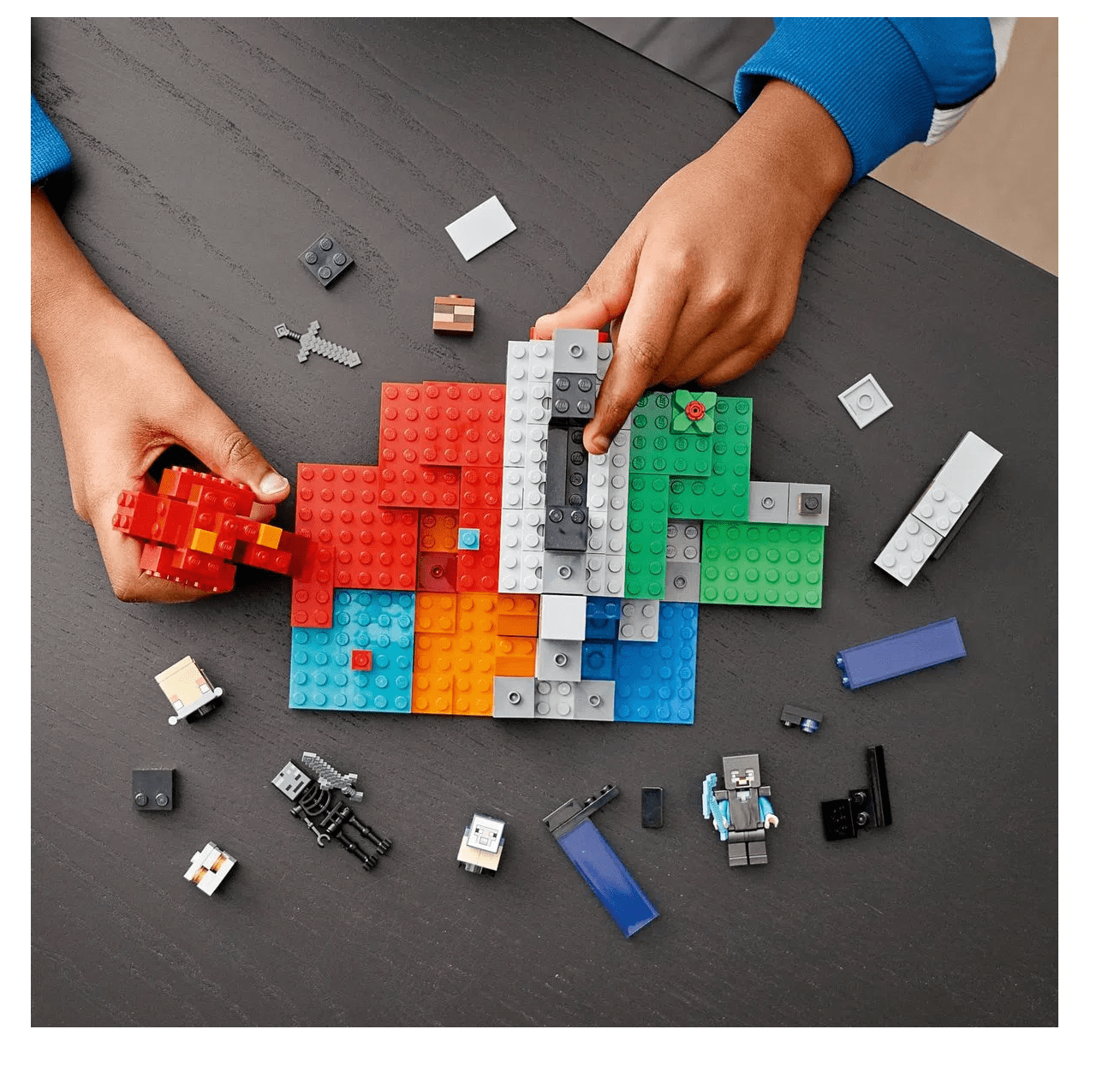 O Portal em Ruínas Lego Minecraft - Fátima Criança