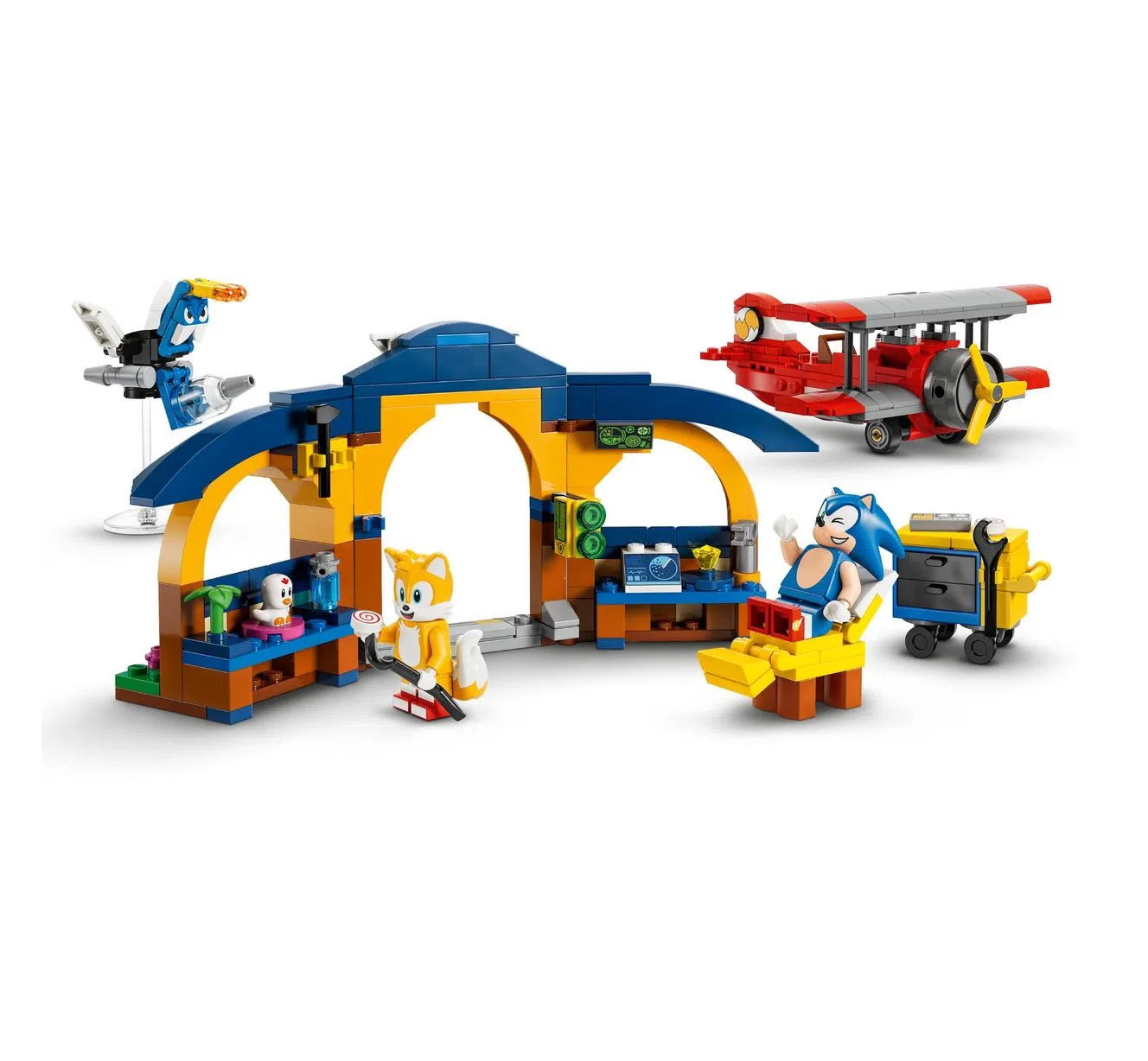 Blocos de Montar - Oficina do Tails e Aviao Tornado - Sonic LEGO DO BRASIL  - Shop Coopera