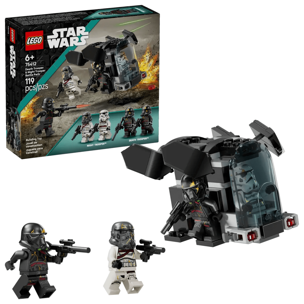 Pacote de Combate Death Trooper e Night Trooper Lego Star Wars Pacote de Combate Death Trooper e Night Trooper Lego Star Wars