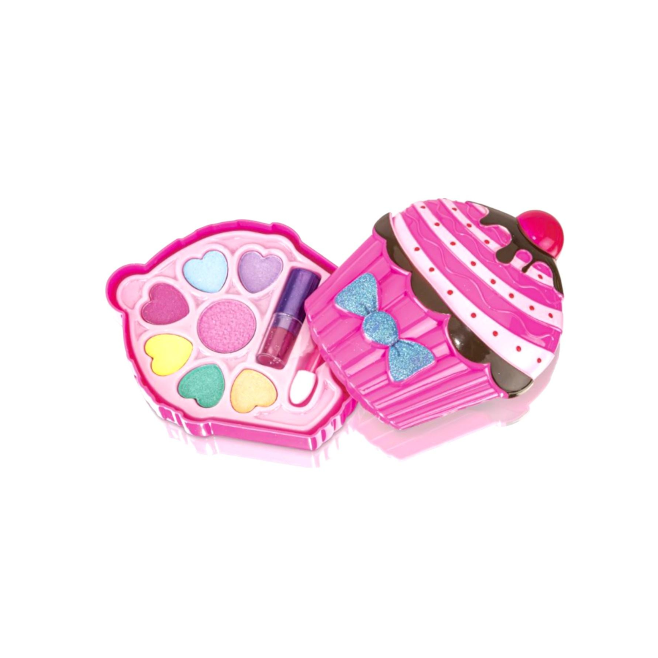 Paleta de Sombras e Batom Cupcake Make-Up Teen Fenzza Paleta de Sombras e Batom Cupcake Make-Up Teen Fenzza