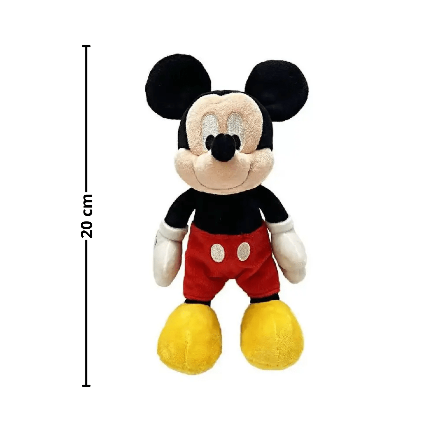 Pelúcia Mickey 20cm Disney Fun Pelúcia Mickey 20cm Disney Fun