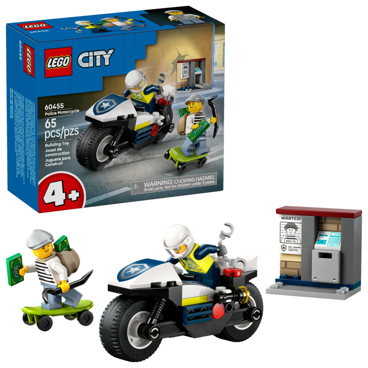 Perseguição Policial com Motocicleta Lego City Perseguição Policial com Motocicleta Lego City