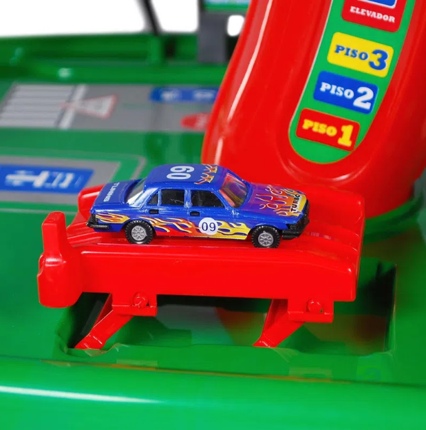 Pista De Carrinhos Hot Wheels City Garagem 4 Pisos Original em