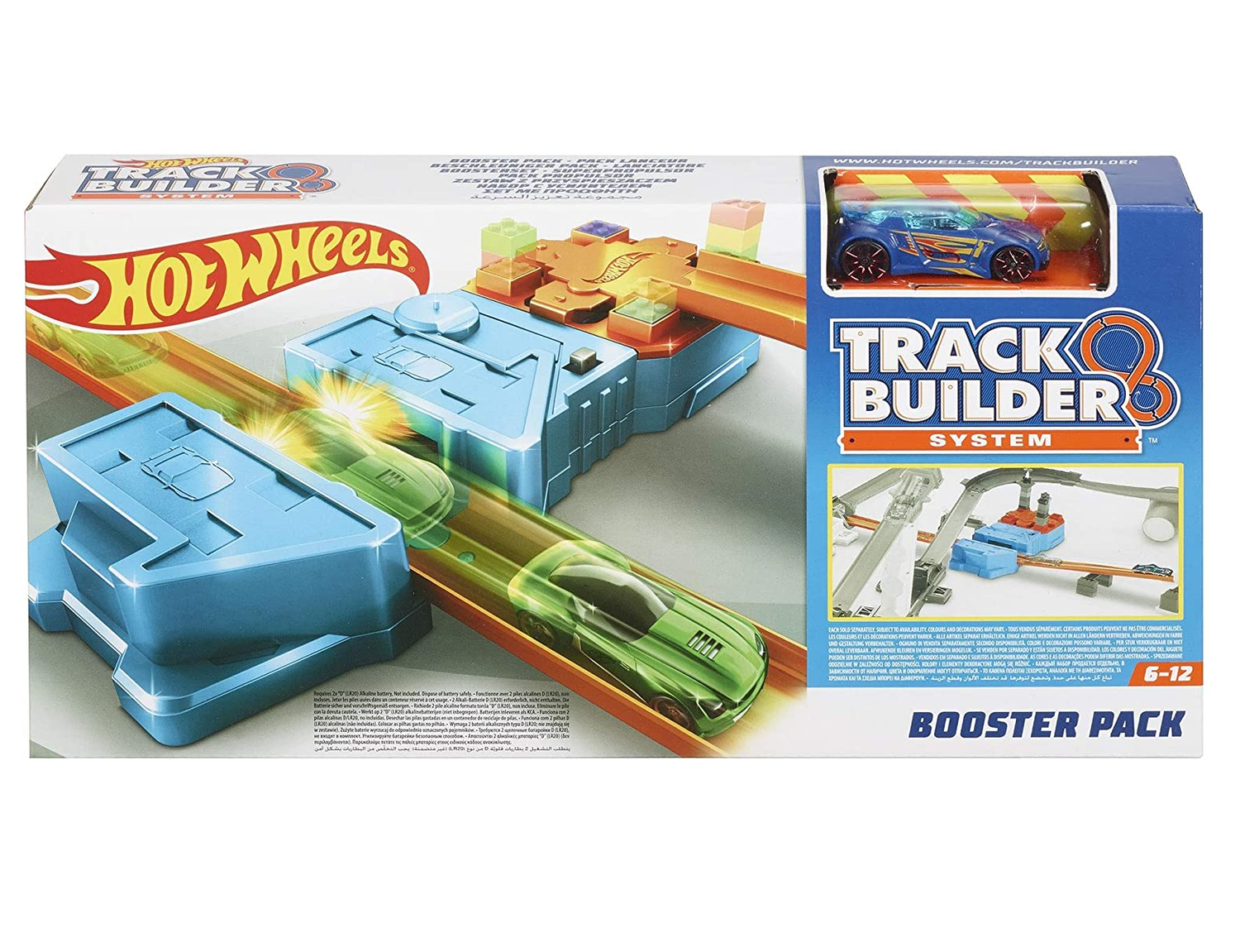 Pista de Percurso e Veículo - Hot Wheels - Track Builder - Looping