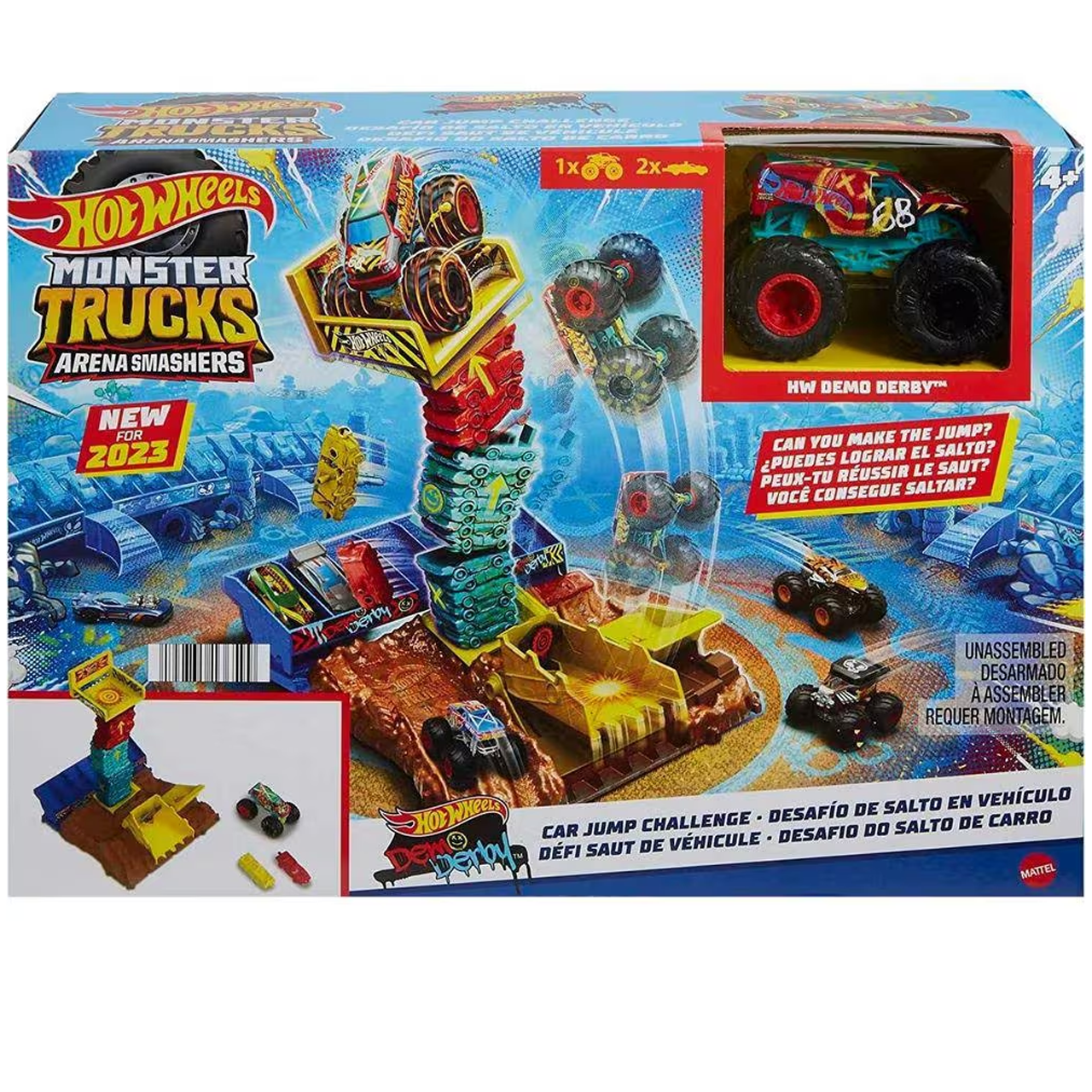 Hot Wheels Pista E Acessorio Monster Trucks Pista Tubarao em