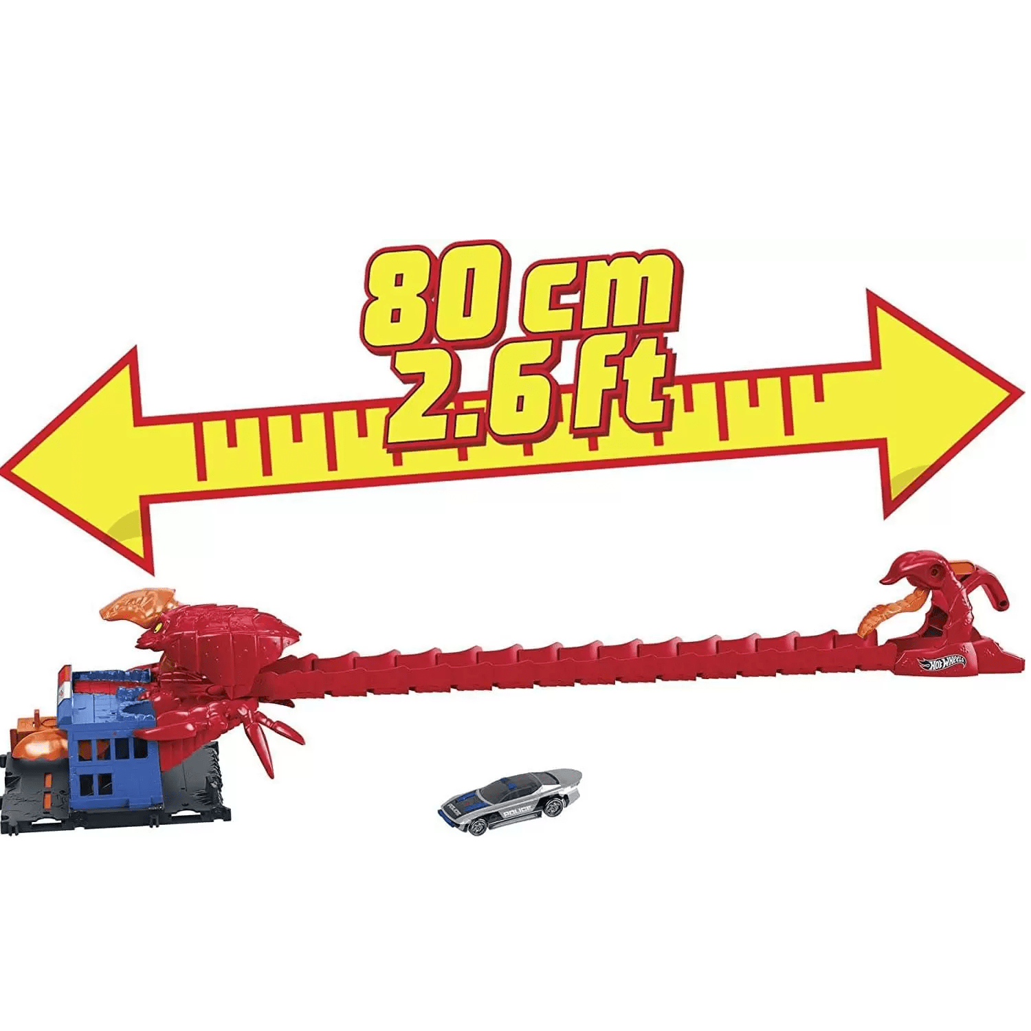 Pista Hot Wheels City Ataque Do Escorpião Flex Mattel - Fátima Criança