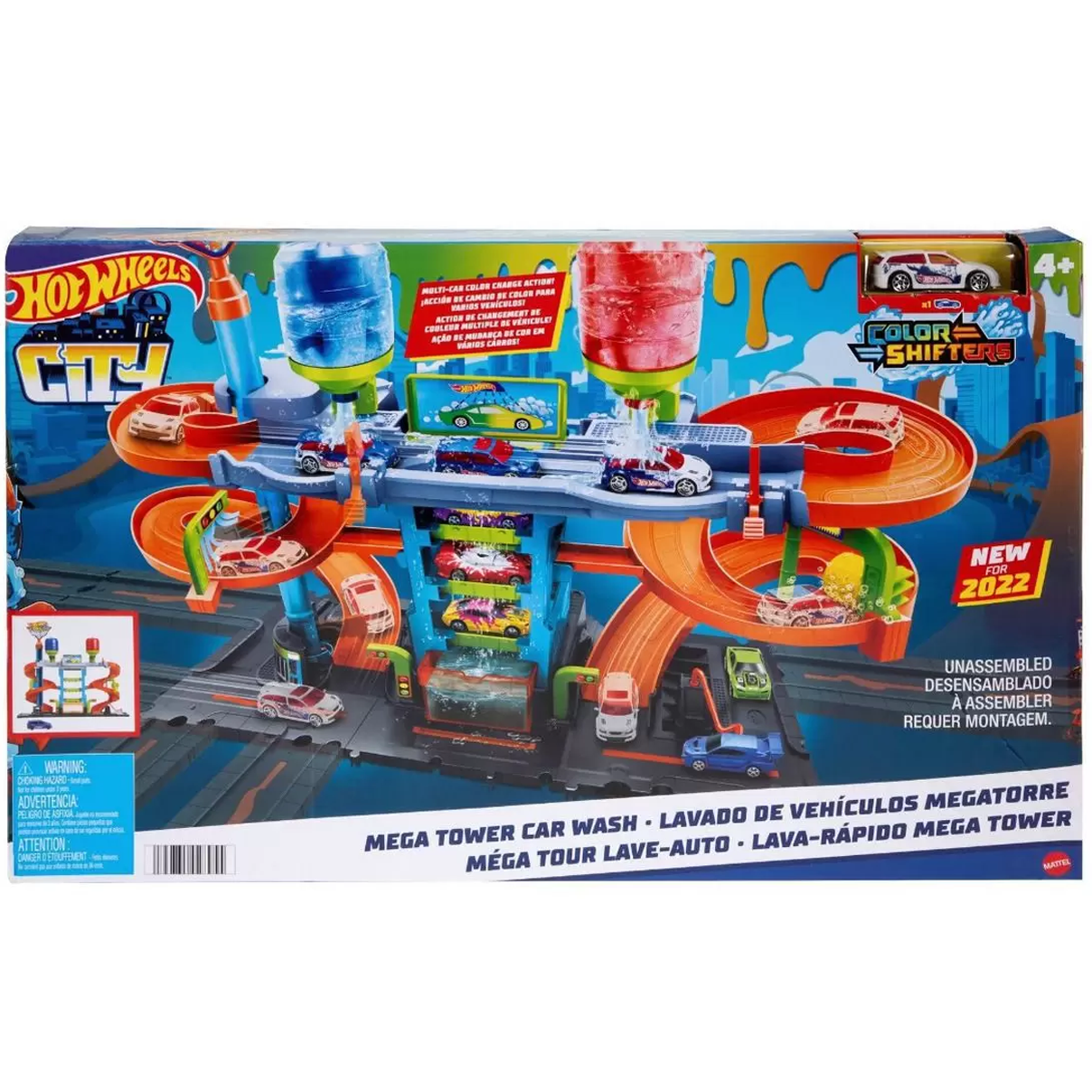 Pista HOT WHEELS Track Builder Kit espiral (Idade Mínima: 6