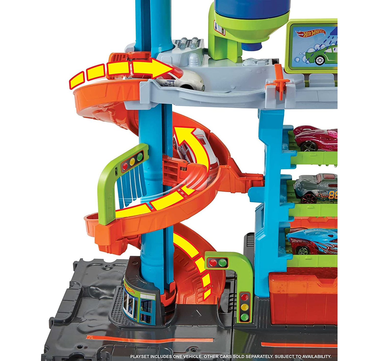 Pista Hot Wheels City Lava rápido Mega Torre Mattel - Fátima Criança