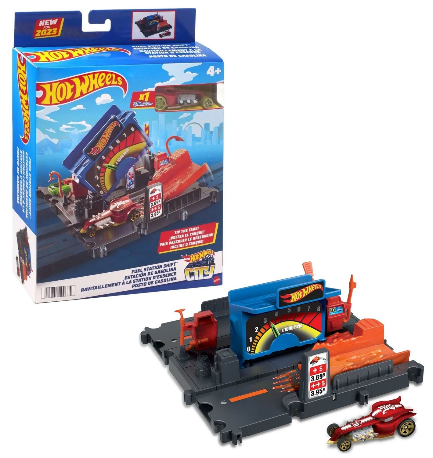 Pista Hot Wheels City Posto Ataque