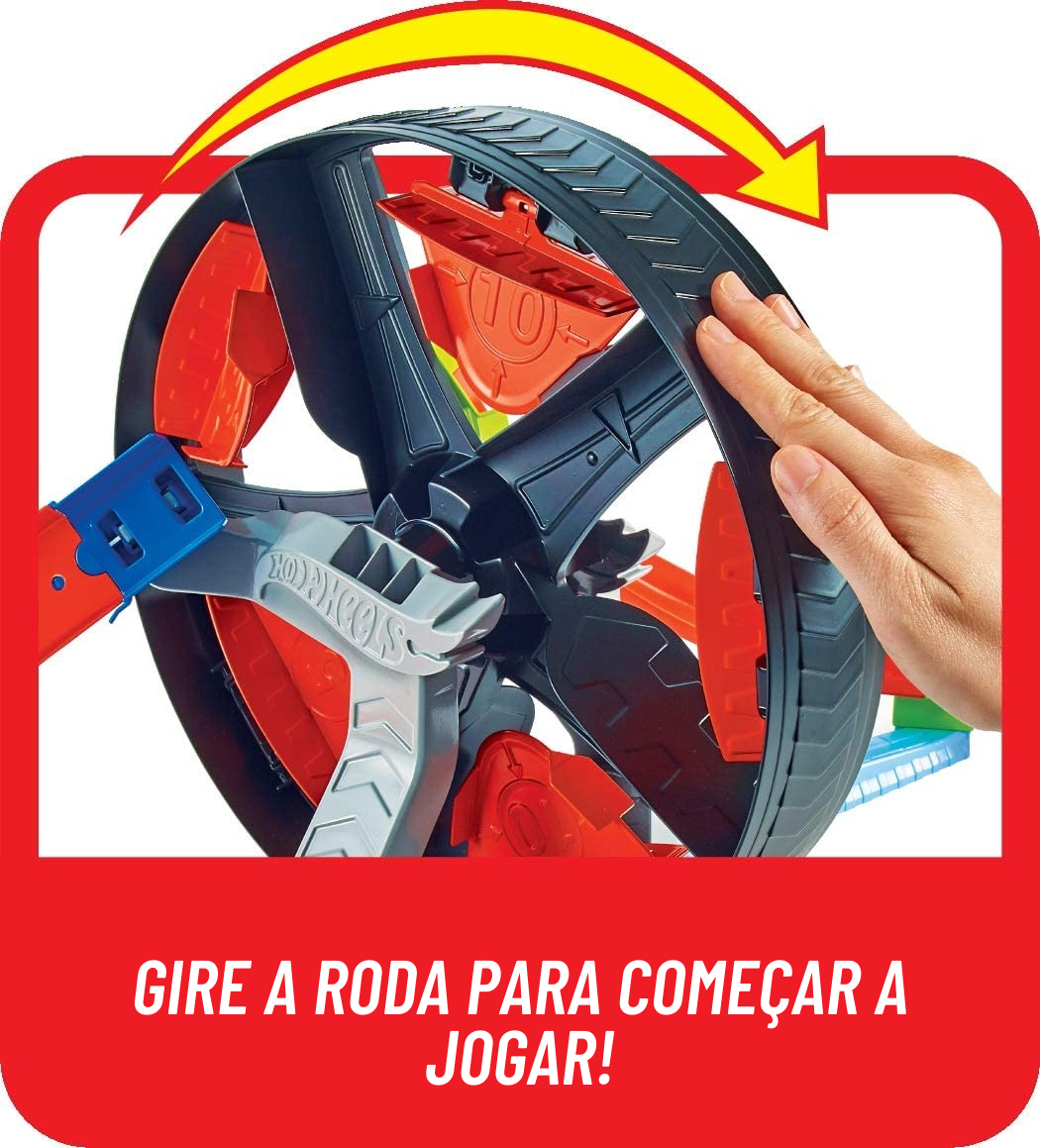 Pista Hot Wheels City Robo Tubarão com Lançador Mattel - Fátima Criança