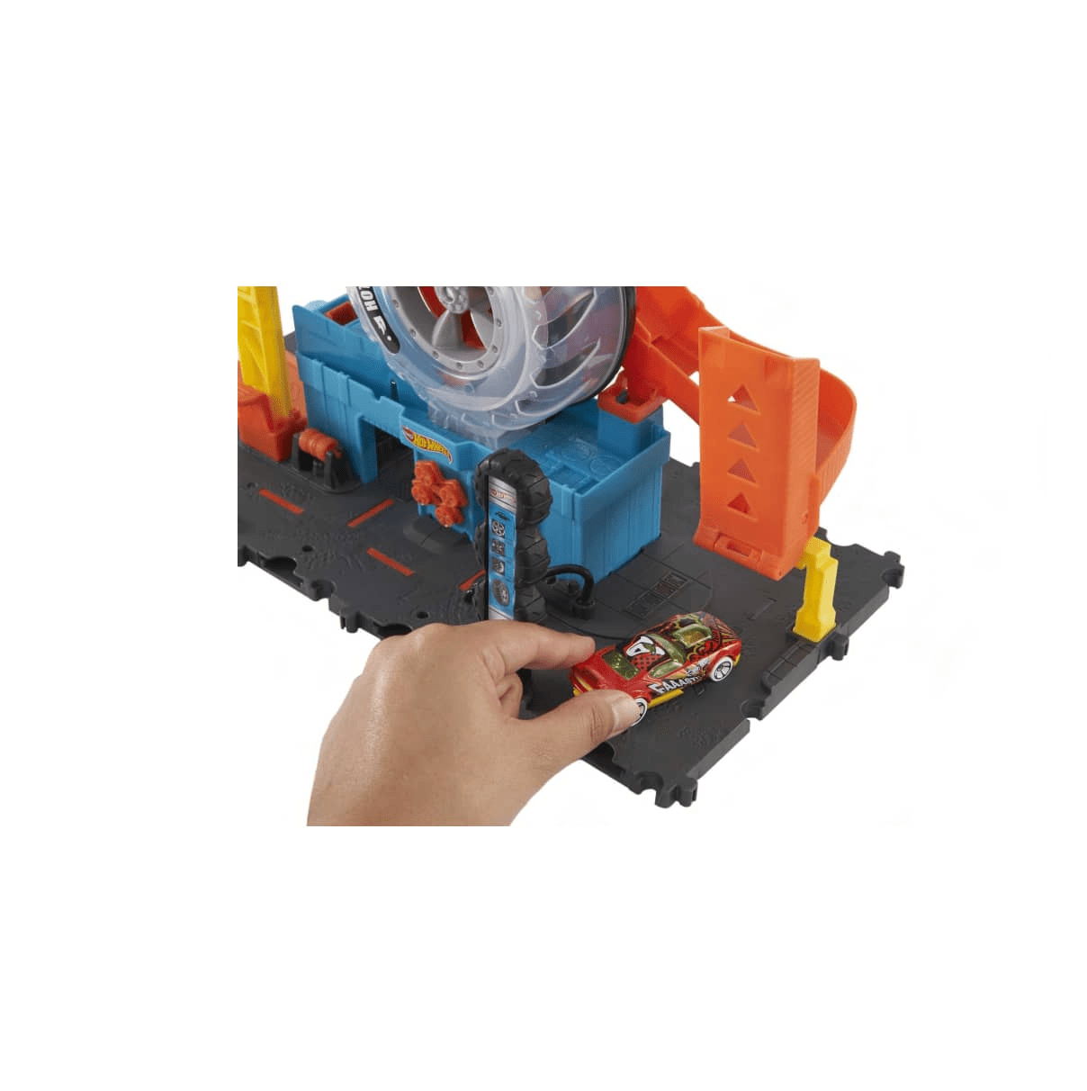 Pista De Carrinhos Hot Wheels City Super Loja De Pneus Novo em