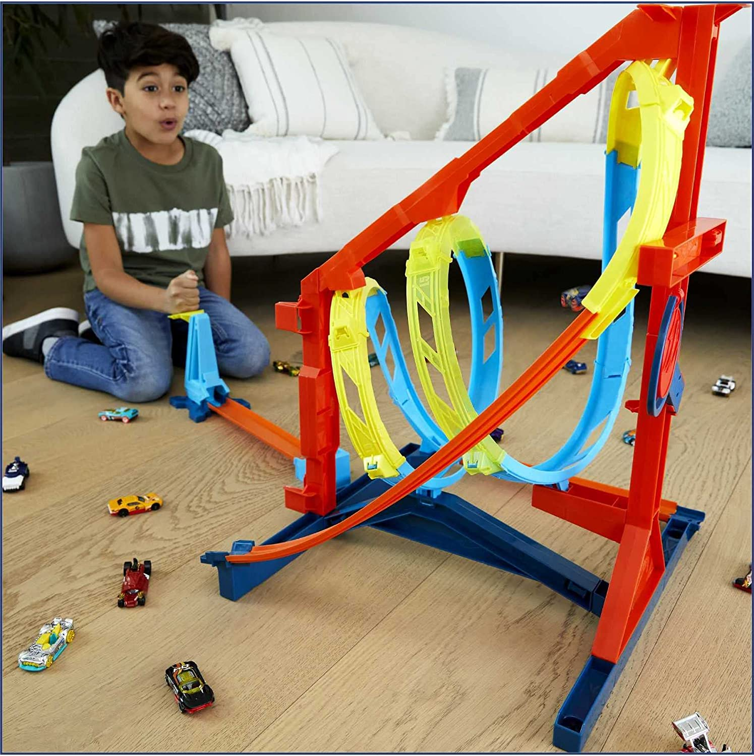 Pista Hot Wheels City Lava rápido Mega Torre Mattel - Fátima Criança