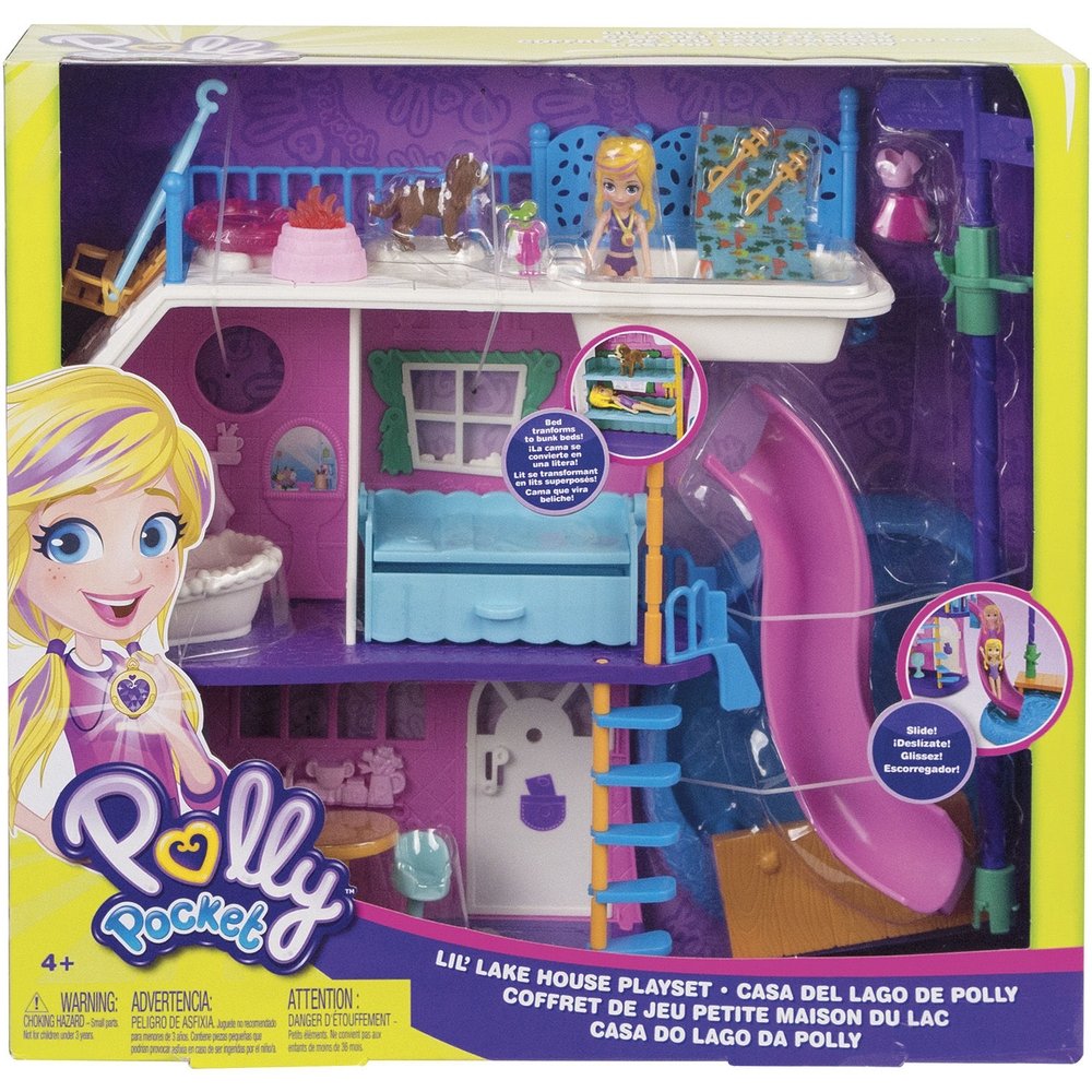 Polly Pocket Casa do Lago da Polly Mattel