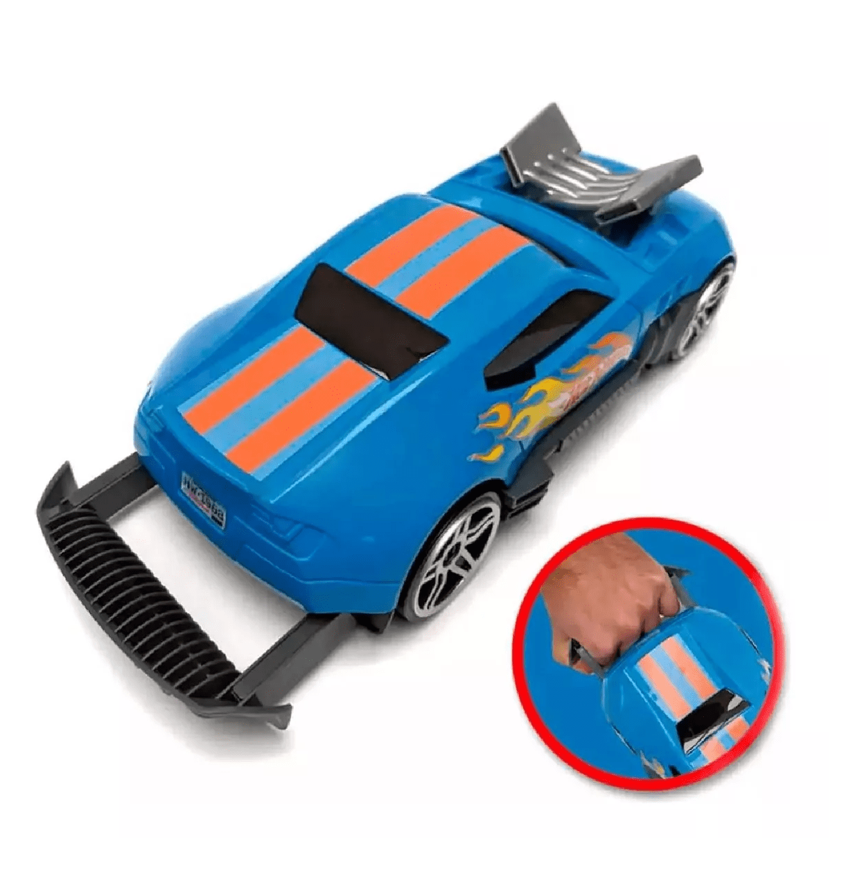 Carro de corrida HOT WHEELS 2 em 1 (Idade mínima recomendada: 5 anos)