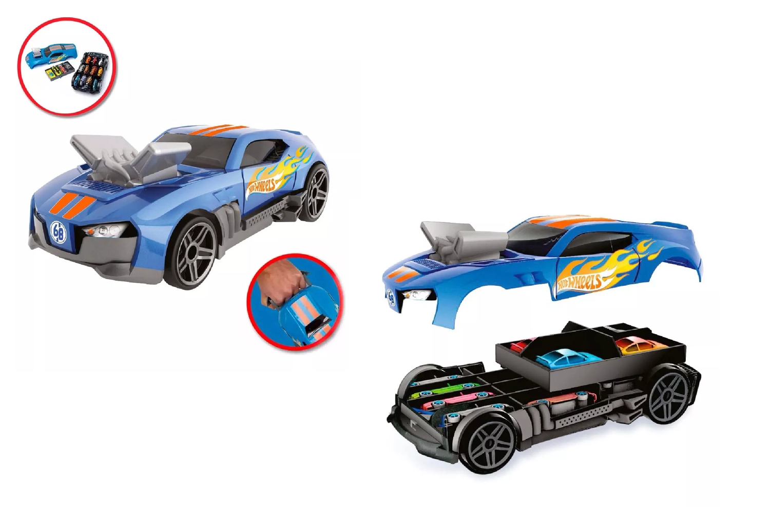 Porta Carrinhos Pista - Hot Wheels - FUN : : Brinquedos e Jogos