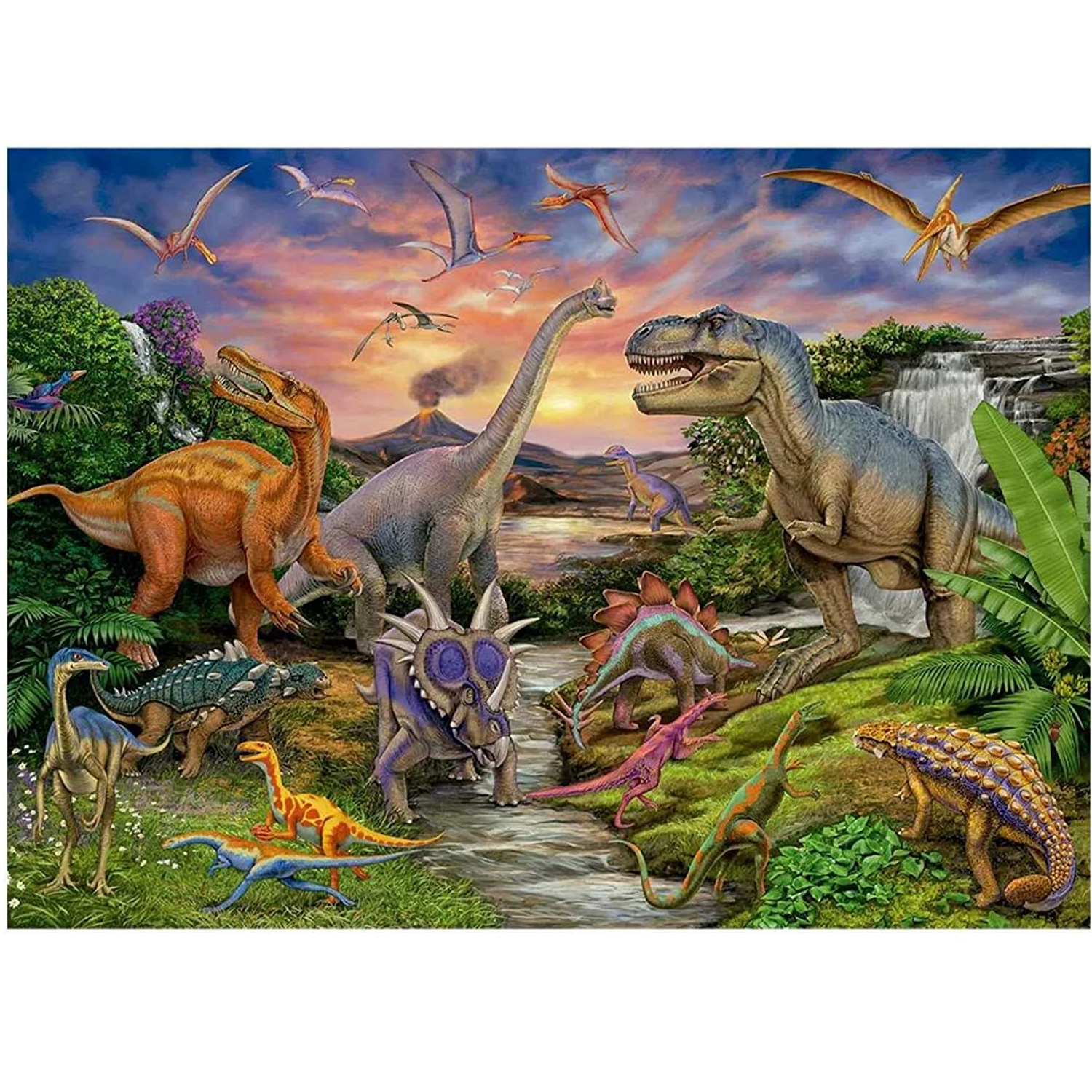 Puzzle 100 peças Dinossauros - Loja Grow